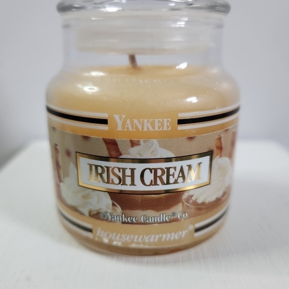 Yankee Irish Cream Candle Rare Vintage Black Band Small Jar Lid 3.7 Oz 138216 - Picture 2 of 11